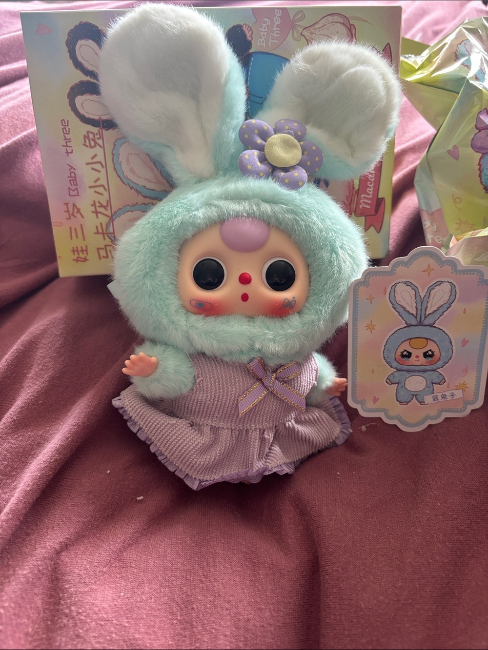 Baby Three Macaron Cute Bunny (P10)
